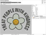 Treat People With Kindness Embroidery