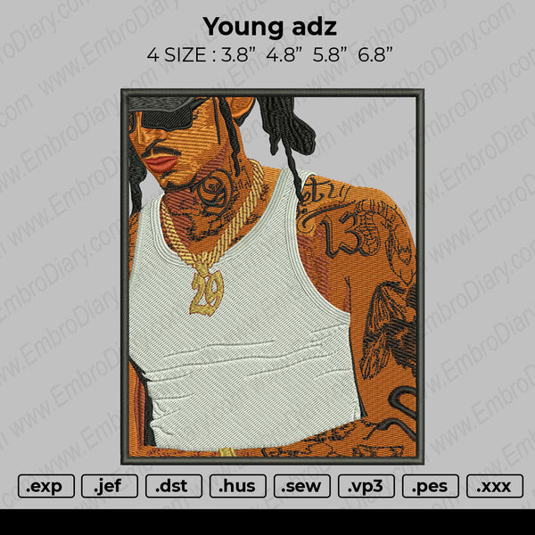 Young Adz Embroidery