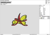A Macaron Embroidery File 6 sizes