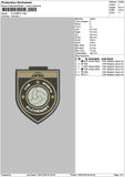 Alchemisttext Embroidery File 6 sizes