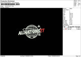 Allnationstex Embroidery File 6 sizes