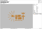 All Glory Embroidery File