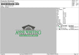 Annetext Embroidery File 6 sizes