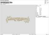 Arrangements Embroidery File 6 sizes