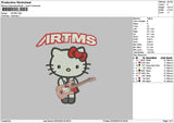 Kitty0203 Embroidery File 6 sizes