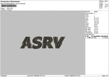 Asrvtext Embroidery 2 Files