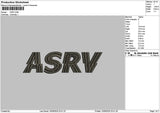 Asrvtext Embroidery 2 Files