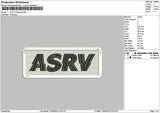 Asrvtext Embroidery 2 Files