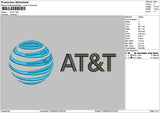 At Text 2708 Embroidery File 6 sizes