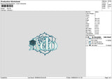 Adotext Embroidery File 6 sizes