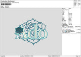 Adotext Embroidery File 6 sizes