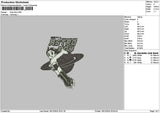 Astro 1812 Embroidery File 6 sizes
