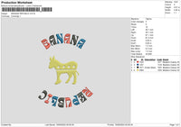 BANANA REPUBLIC Embroidery File 6 size