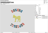 BANANA REPUBLIC Embroidery File 6 size