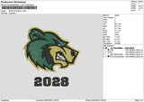 Bear 2028 Embroidery File 6 sizes