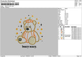 Bear1709 App Embroidery File 6 sizes