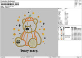 Bear1709 App Embroidery File 6 sizes
