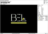 Beltext Embroidery File 6 sizes