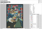 Belle's Book Embroidery File Design
