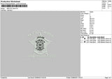 Bentext Embroidery File 6 sizes