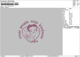 Betty Outline Embroidery File 6 sizes
