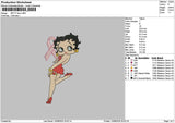 Bettybow 02 Embroidery File 6 sizes