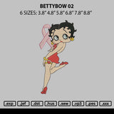 Bettybow 02 Embroidery File 6 sizes