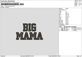Bigmama Leopard Embroidery File 6 sizes