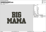 Bigmama Leopard Embroidery File 6 sizes