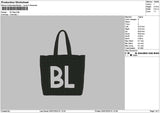Bltext Bag Embroidery File 6 sizes