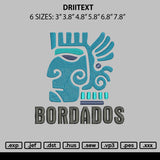 Berdadostext Embroidery File 6 sizes