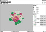 Bouquete V13 Embroidery File 6 sizes