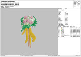 Bouquete V14 Embroidery File 6 sizes
