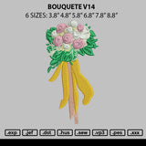 Bouquete V14 Embroidery File 6 sizes