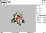 Bouquete V6 Embroidery File 6 sizes