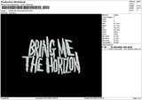 Bringtext 01 Embroidery File 6 sizes