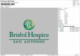 BRISTOL Embroidery fIle Design