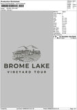 Brometext Embroidery File 6 sizes