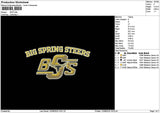 Bsstext 01 Embroidery File 6 sizes