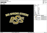 Bsstext 01 Embroidery File 6 sizes