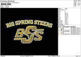 Bsstext 01 Embroidery File 6 sizes