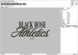 Black Text 0603 Embroidery File 6 sizes