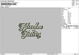 Bloodlinetext Embroidery File 6 sizes