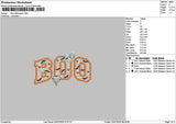 Boohalloween 2307 Embroidery File 6 sizes
