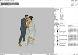 Bride Photo Embroidery File 5 sizes