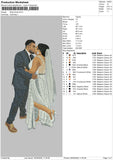 Bride Photo Embroidery File 5 sizes