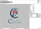 Cadatext Embroidery File 6 sizes