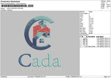 Cadatext Embroidery File 6 sizes