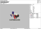 Caposblackstext Embroidery File 6 sizes