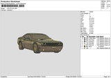 Car 0212 Embroidery File 6 sizes